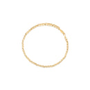 10K Yellow Gold 1.0 Cttw Round Diamond Pave Link Bracelet