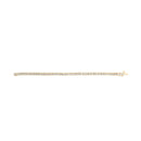 10K Yellow Gold 4.00 Cttw Channel Set Round Diamond Tennis 7" Bracelet (J-K Color, I1-I2 Clarity)