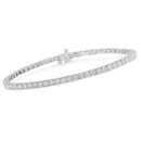 IGI Certified 4.0 Cttw Diamond 14K White Gold Classic 7†Tennis Bracelet (H-I Color, I1-I2 Clarity)