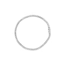 14K White Gold 4.0 Cttw Classic Lab-Grown Diamond Tennis Bracelet (F-G Color, VS2-SI1 Clarity) - 7" Inches