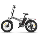 20x4.0 Inch Foldable Fat Tire Electric Bike 48V 12.5AH Extended Range Dual Disc Brakes Fenders
