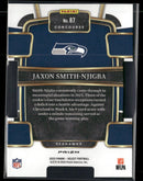 2023 Panini Select Black and Gold Prizms Die Cuts Jaxon Smith-Njigba Rookie #87