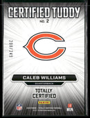 2024 Panini Totally Certified Certified Tuddy Mirror Red Caleb Williams #/249 #2