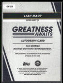 2025-26 Bowman Best U Greatness Awaits Auto Gold #50 Leah Macy #GA-LM