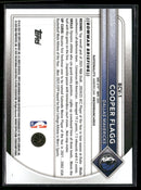 2025-26 Bowman Chrome Burgundy Mojo Refractors Cooper Flagg #/275 #BCV-1