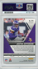 2020 Panini Mosaic Red Mosaic Justin Jefferson 10 PSA #270