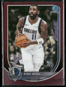 2025-26 Bowman Chrome Burgundy Mojo Refractors Kyrie Irving #/275 #BCV-130