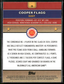 2024 Topps Chrome McDonald's All-American Cooper Flagg #28