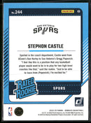 2024-25 Donruss Holo Green Laser Stephon Castle Rookie #244