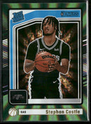 2024-25 Donruss Holo Green Laser Stephon Castle Rookie #244