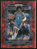 2022-23 Panini Prizm Prizms Red Ice Jalen Williams #246