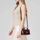 Retro-style Elegant Genuine Leather Tote And Crossbody Bag