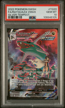2022 Pokemon Sword & Shield Silver Tempest Fa/Rayquaza Vmax 10 PSA #TG20