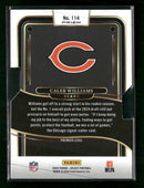 2024 Panini Select Silver Prizm Die Cut Caleb Williams Rookie #114