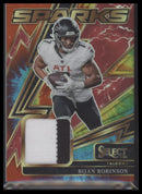 2025 Panini Select Sparks Tie-Dye Prizm Bijan Robinson #/25 #SPK-BRN