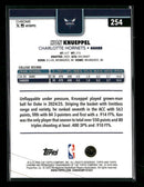 2025-26 Topps Chrome X-Fractor Kon Knueppel Rookie #254