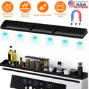 Magnetic Stove Top Shelf Silicone Over Stove Spice Rack Non-Slip Kitchen Oven Shelf Organizer for Kitchen Stove