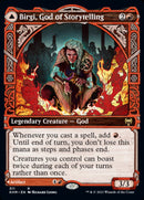 Birgi, God of Storytelling // Harnfel, Horn of Bounty (KHM-311) - Kaldheim: (Showcase) Foil