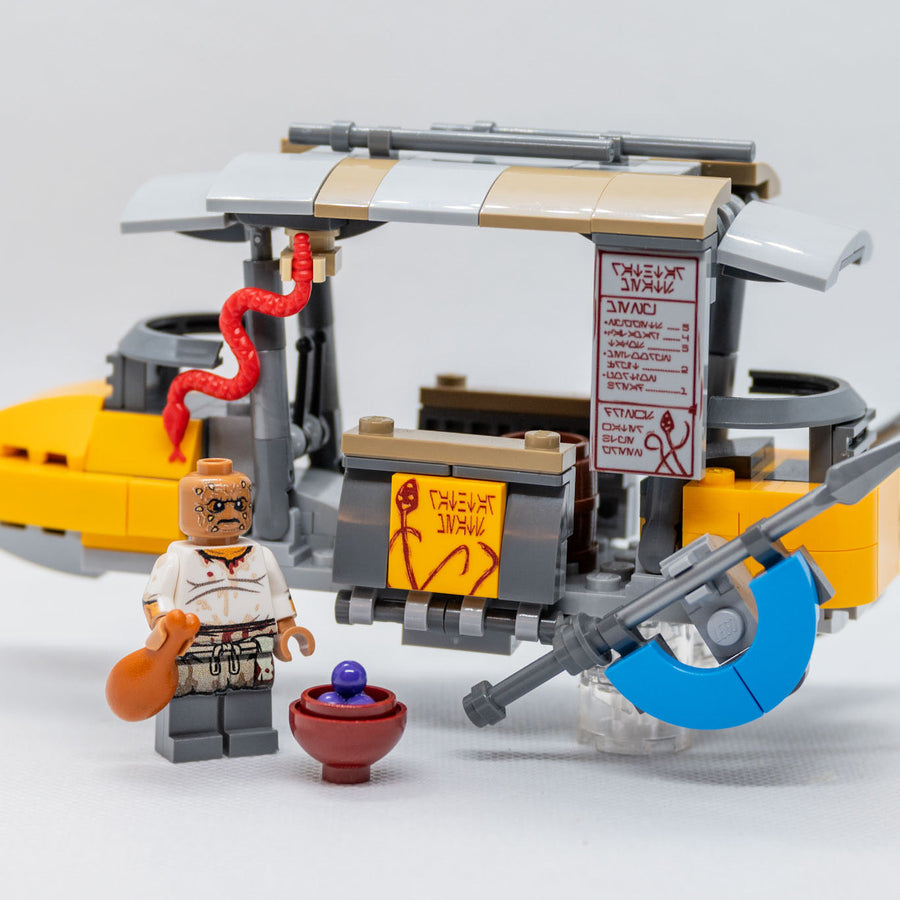 SW Rathtar Meat Food Skiff Set made using LEGO parts - B3 Customs