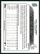 2022 Topps Gold Star Cal Raleigh Rookie #277