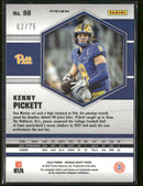 2022 Panini Mosaic Draft Picks Mosaic Blue Kenny Pickett #/75 #88
