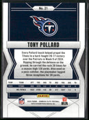 2025 Donruss Elite Black Tony Pollard #/25 #21