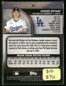 2025 Stadium Club Pink Foil Shohei Ohtani #58
