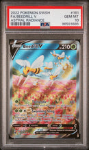 2022 Pokemon Sword & Shield Astral Radiance Fa/Beedrill V 10 PSA #161