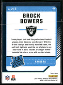 2024 Donruss Optic Teal Velocity Brock Bowers #215