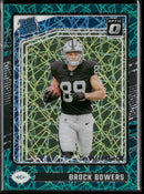 2024 Donruss Optic Teal Velocity Brock Bowers #215