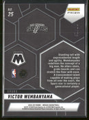 2024-25 Panini Mosaic White Mosaic Victor Wembanyama #/25 #288