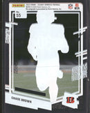 2023 Clearly Donruss Rated Rookie Autographs Chase Brown Auto #55