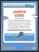 2023 Donruss Optic Green Velocity Jahmyr Gibbs Rookie #236