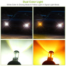 2 Pcs T25 3157 800LM Turn Signal Parking DRL LED Light Bulbs with LED Load Resistors Light Decoder Kit