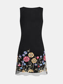 CUPSHE Women Floral Embroidered Summer Dress