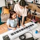 61-Key Foldable Piano Keyboard Full-size Electronic Keyboard with MIDI and Split Function