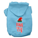 Christmas Pet Dog & Cat Hoodie Screen Printed, "Big Elf"