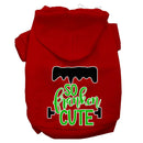 Halloween Pet, Dog & Cat Hoodie Screen Printed, "So Franken Cute"