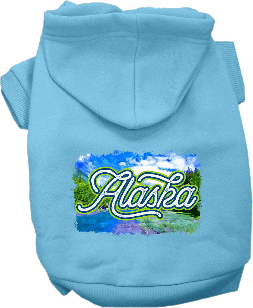 Pet Dog & Cat Screen Printed Hoodie for Medium to Large Pets (Sizes 2XL-6XL),