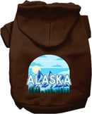 Pet Dog & Cat Screen Printed Hoodie for Medium to Large Pets (Sizes 2XL-6XL), "Alaska Trailblazer"