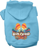 Pet Dog & Cat Screen Printed Hoodie for Small to Medium Pets (Sizes XS-XL), "South Carolina Groovy Summit"