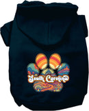 Pet Dog & Cat Screen Printed Hoodie for Small to Medium Pets (Sizes XS-XL), "South Carolina Groovy Summit"
