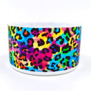 Rainbow Leopard Tumbler Boot- pink, green, blue, yellow NEW!