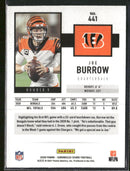 2020 Panini Chronicles 2020 Score Update Rookies Joe Burrow #441
