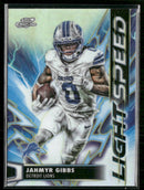 2025 Topps Chrome Cosmic Light Speed Jahmyr Gibbs #LS-15