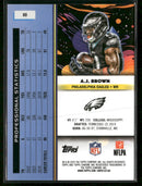 2025 Topps Chrome Cosmic Purple Nebula Refractor A.J. Brown #/150 #80