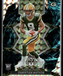 2022 Panini Mosaic Mosaic Genesis Christian Watson Rookie #327