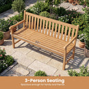 62inch Teak Outdoor Porch Bench 3