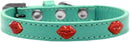 Dog, Puppy & Pet Widget Fashion Collar, "Red Glitter Lips"