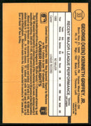 1989 Donruss Ken Griffey Jr. Rookie #33d